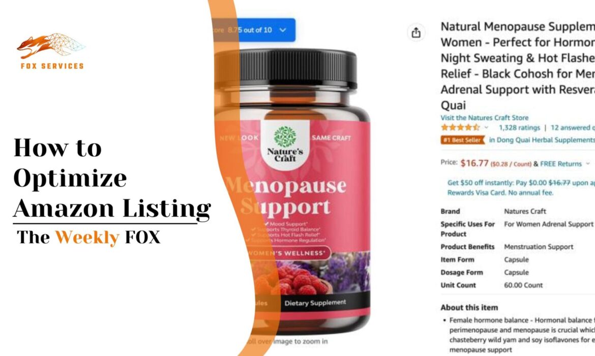 How to Optimize Amazon Listing for SEO